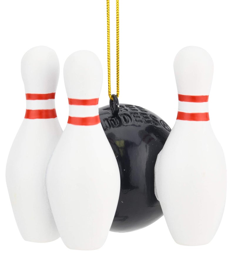 Tree Buddees Bowling Ball and Pins Christmas Ornaments - Image 4